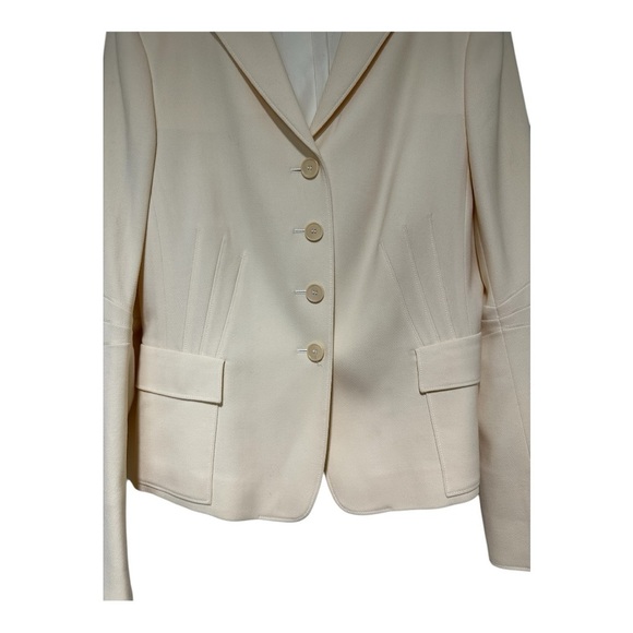 AKRIS PUNTO women's tan jacket blazer size 10 - Picture 3 of 10
